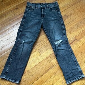 lucky authentic straight crop denim